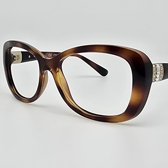 Vogue VO2943-SB W656/T5 Tortoise Rhinestone Sunglasses Frame w/ Case 55-17-135 - Picture 3 of 16